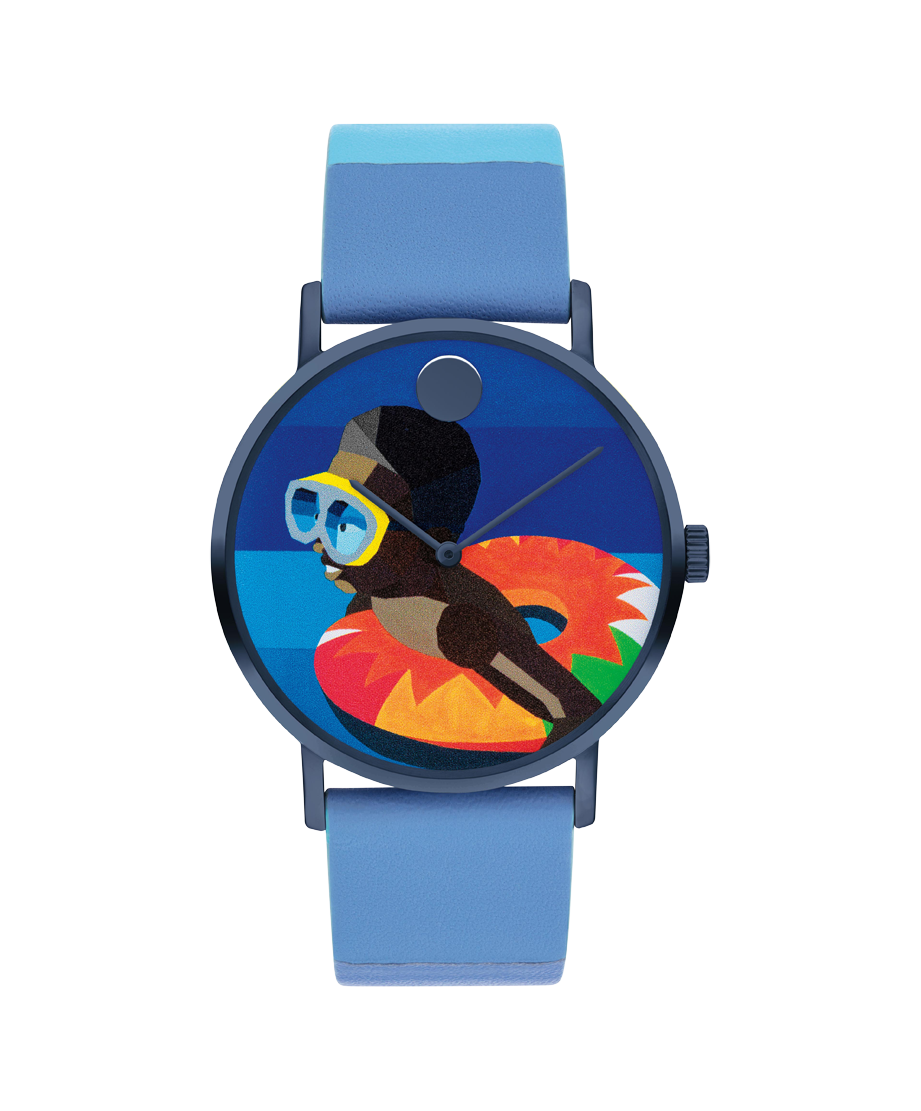 Derrick Adams x Movado 21.5 x 25.5mm, Quartz