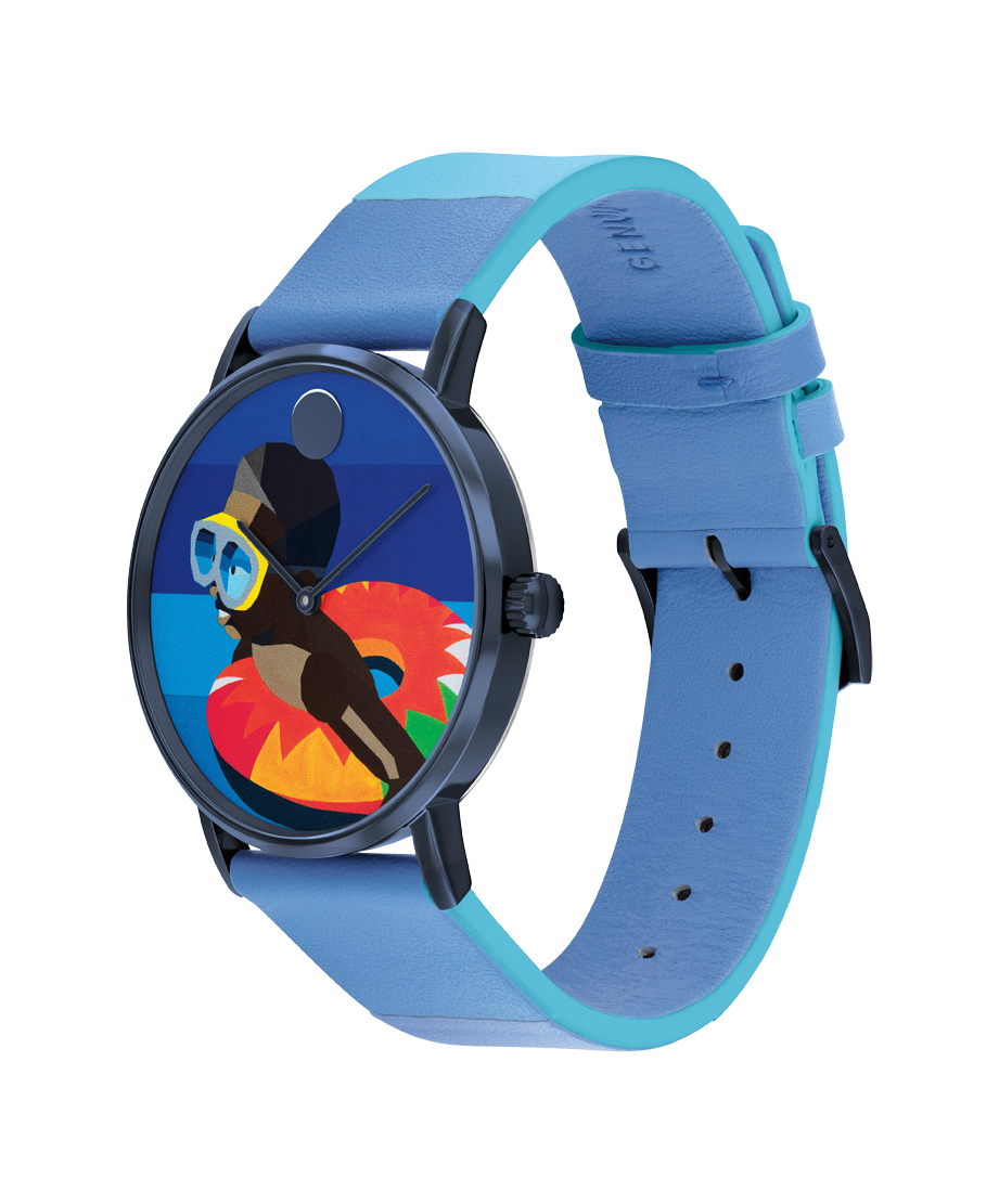 Derrick Adams x Movado 21.5 x 25.5mm, Quartz