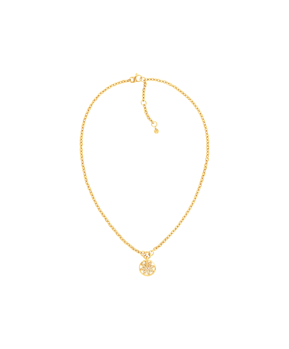 Fleur Necklace 21.5 x 25.5mm, Quartz