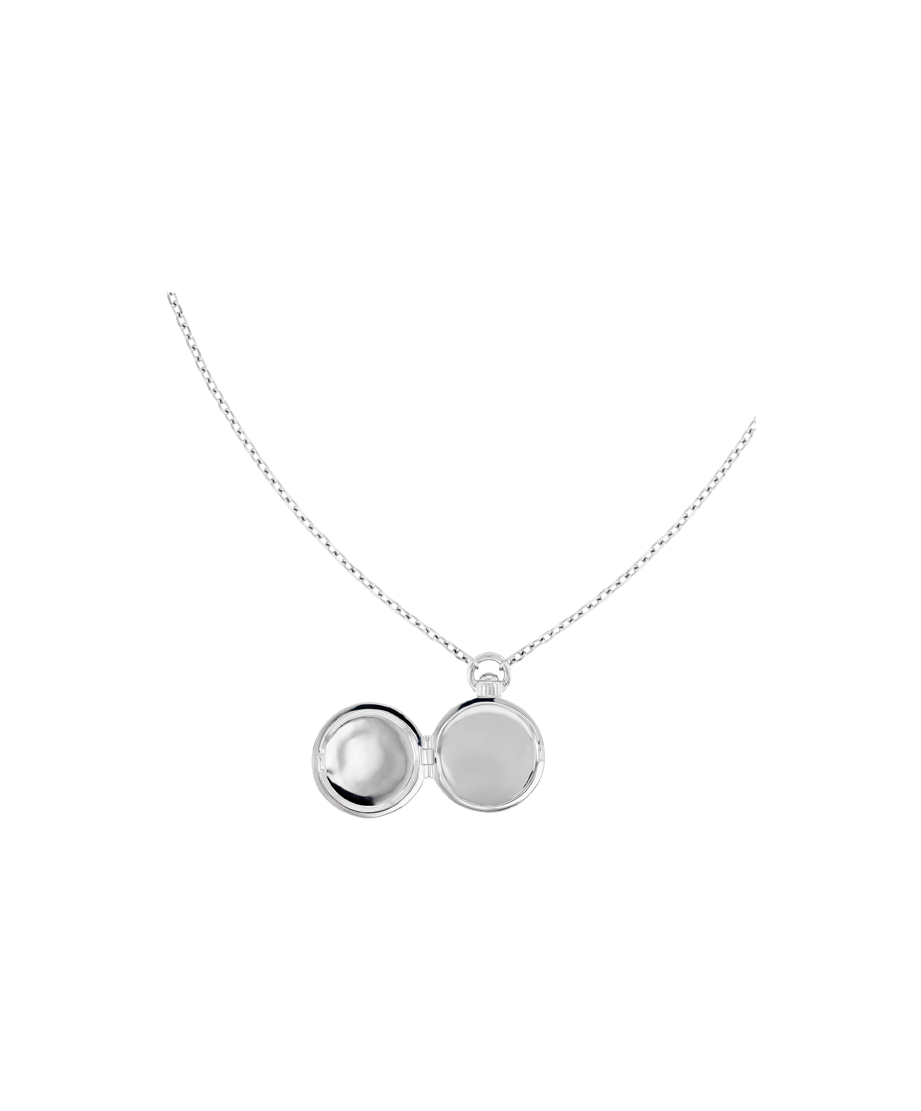 Fleur Locket 21.5 x 25.5mm, Quartz