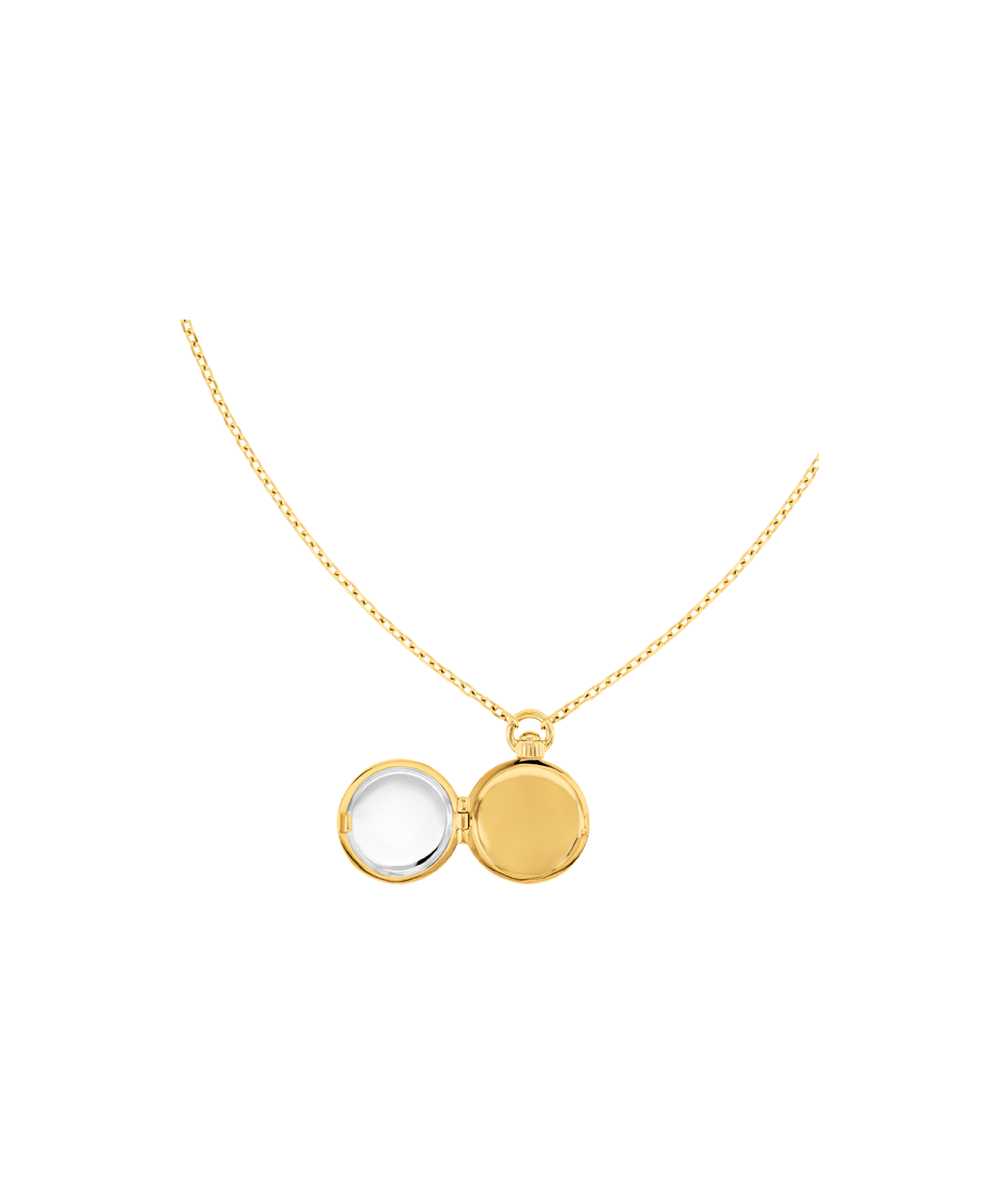 Fleur Locket 21.5 x 25.5mm, Quartz