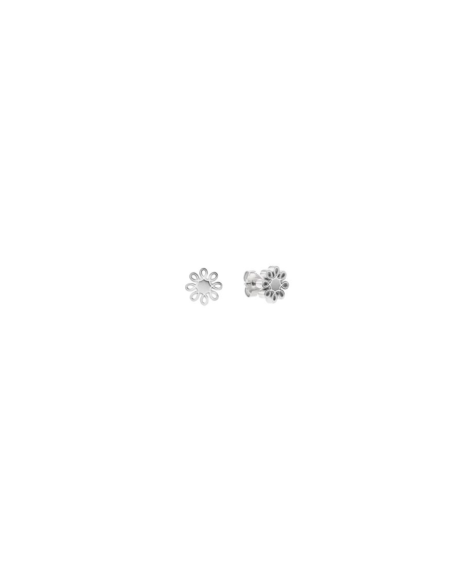 Fleur Earrings 21.5 x 25.5mm, Quartz