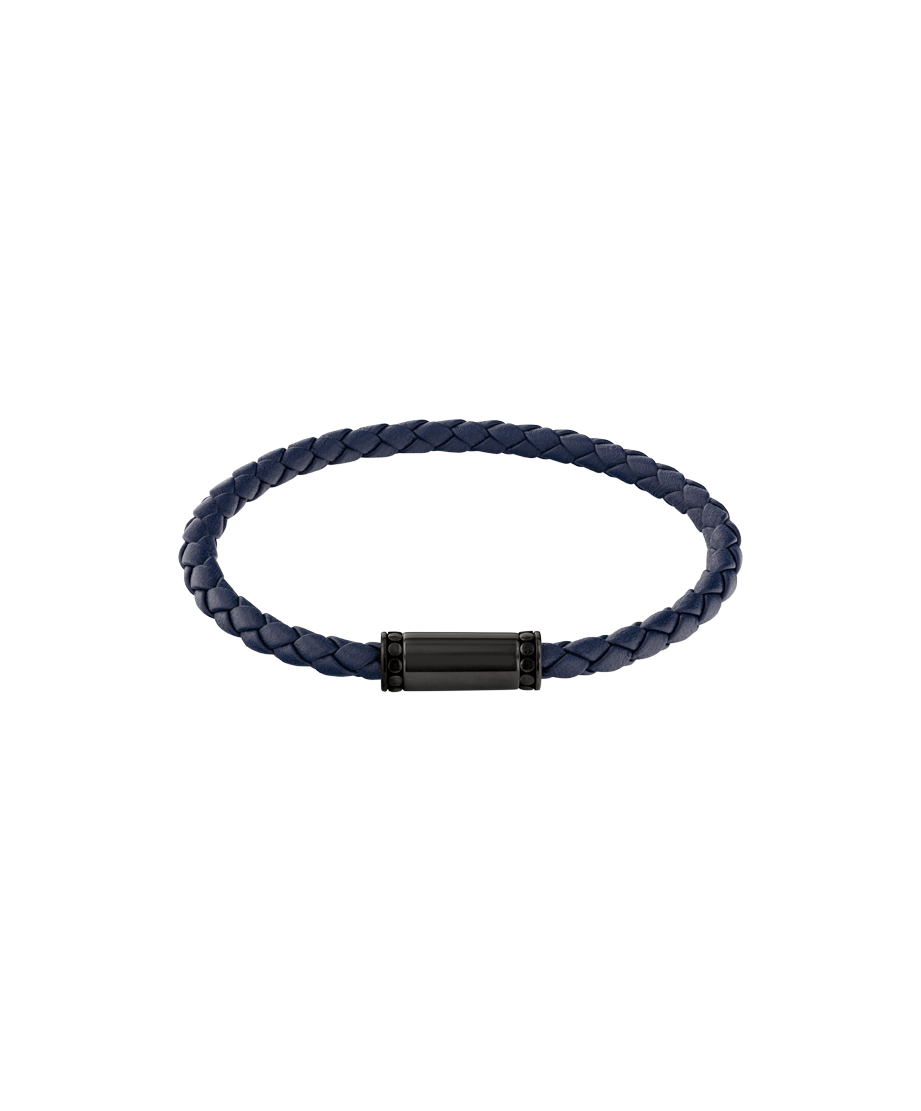 Men's Braided Bracelet 21.5 x 25.5mm, Quartz
