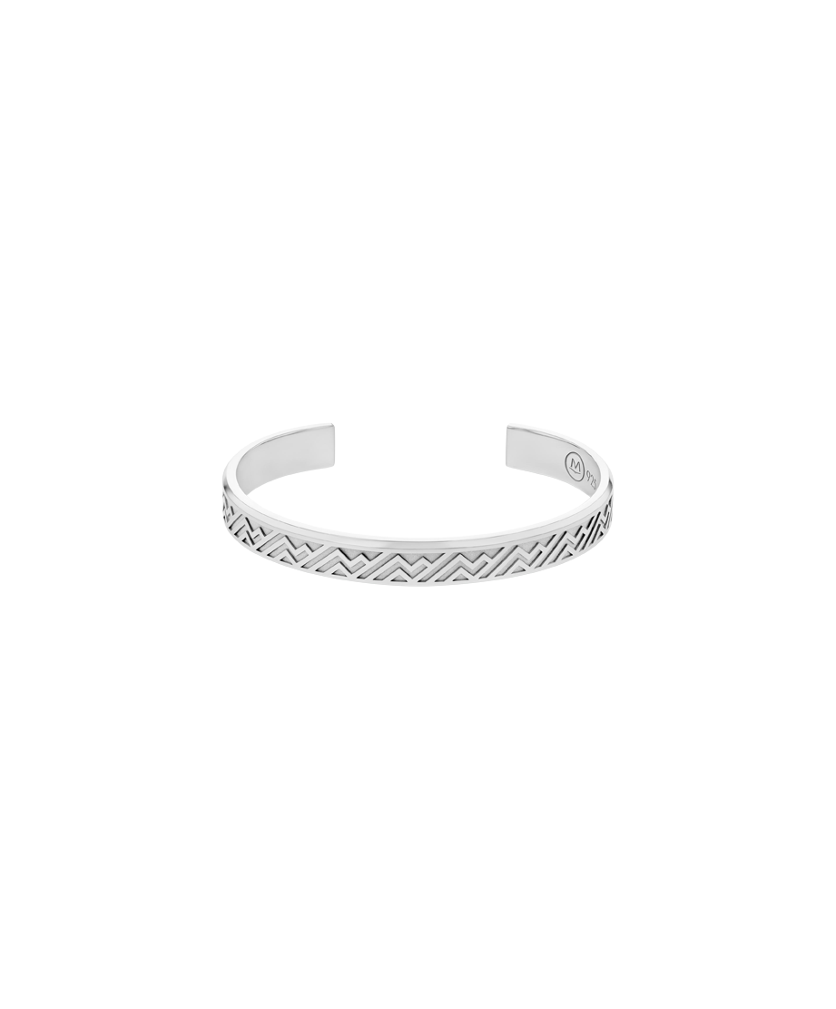 Men's M Pattern Cuff 21.5 x 25.5mm, Quartz