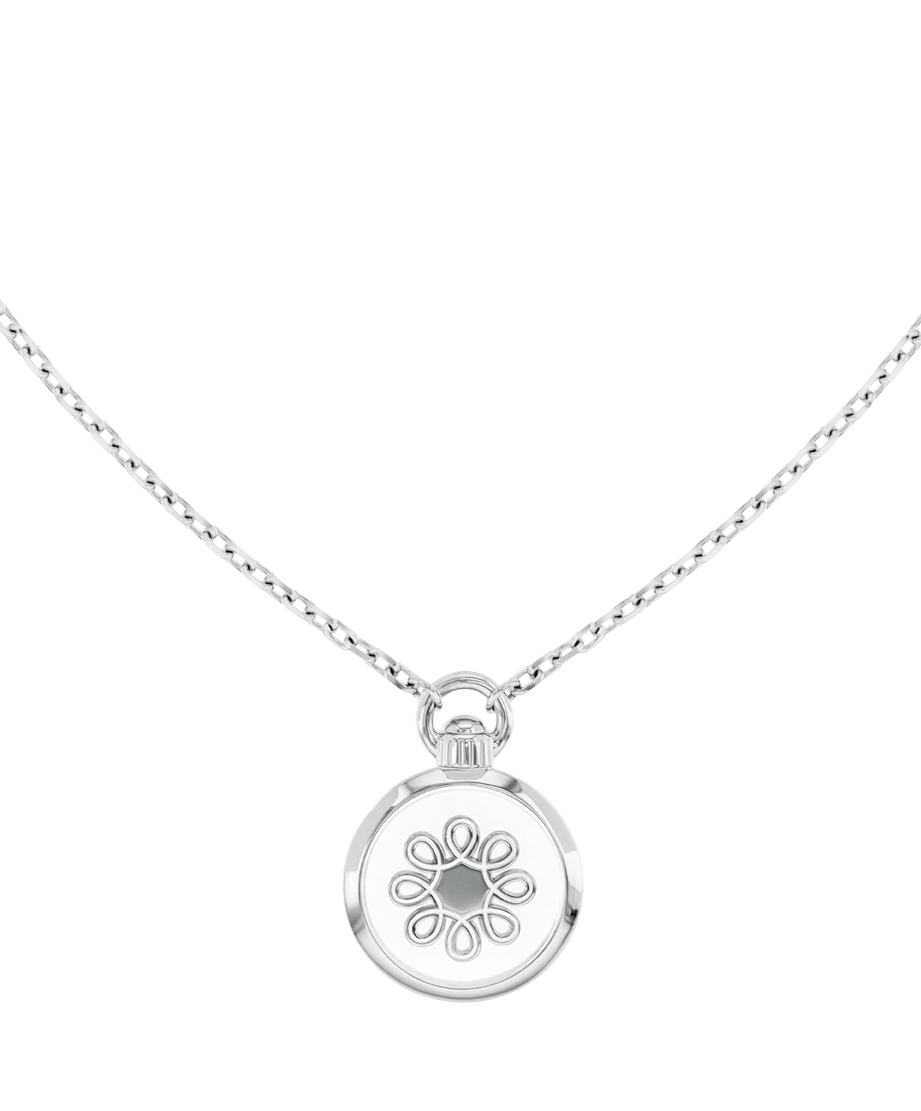 Fleur Necklace 21.5 x 25.5mm, Quartz