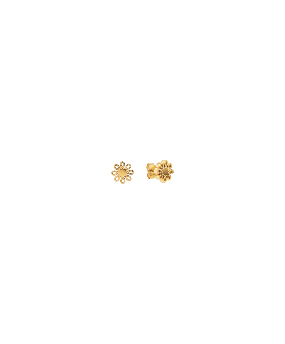 Fleur Earrings 21.5 x 25.5mm, Quartz