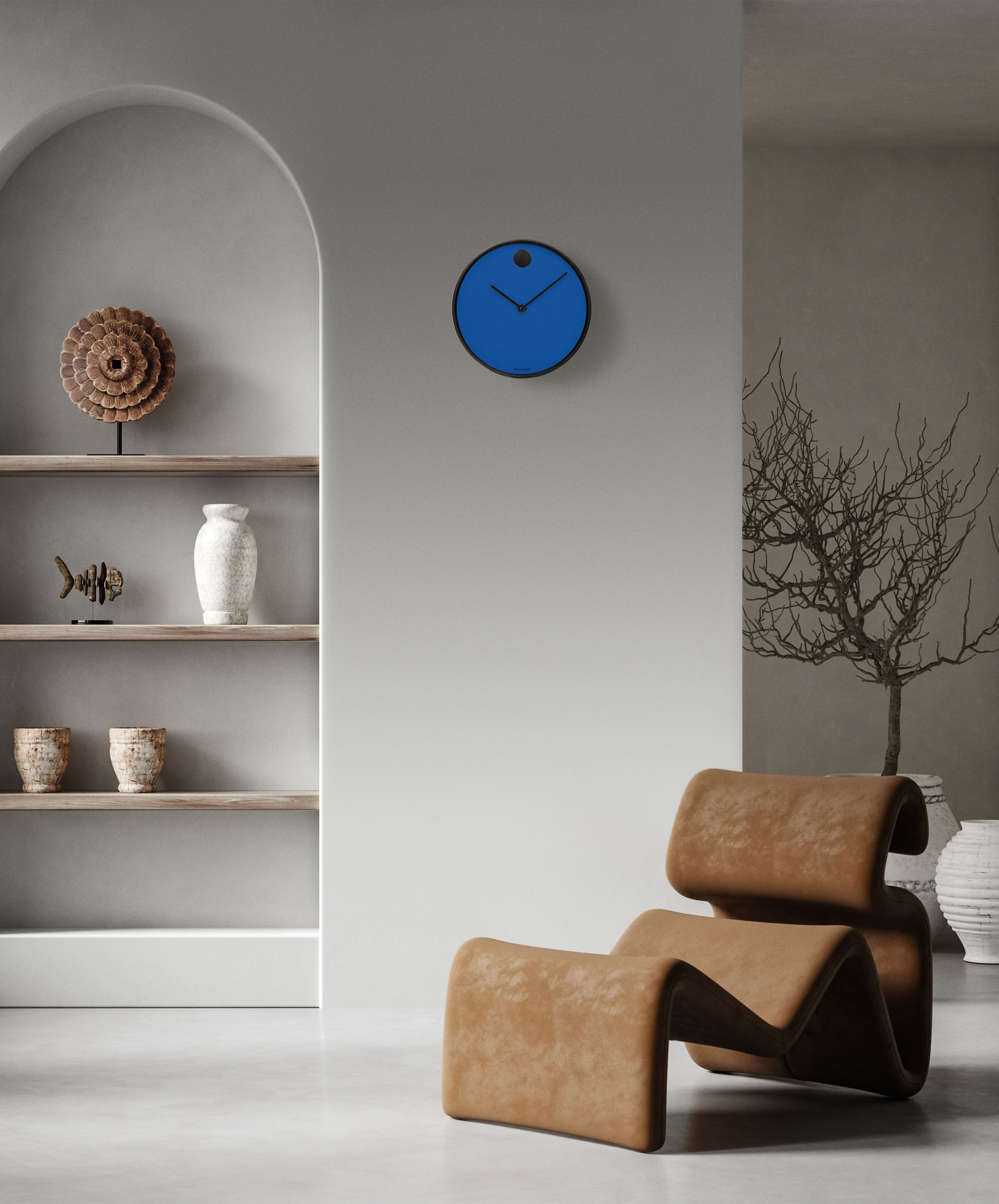 Modern 47 Wall Clock 21.5 x 25.5mm, Quartz 4 Modern 47 Wall Clock 21.5 x 25.5mm, Quartz